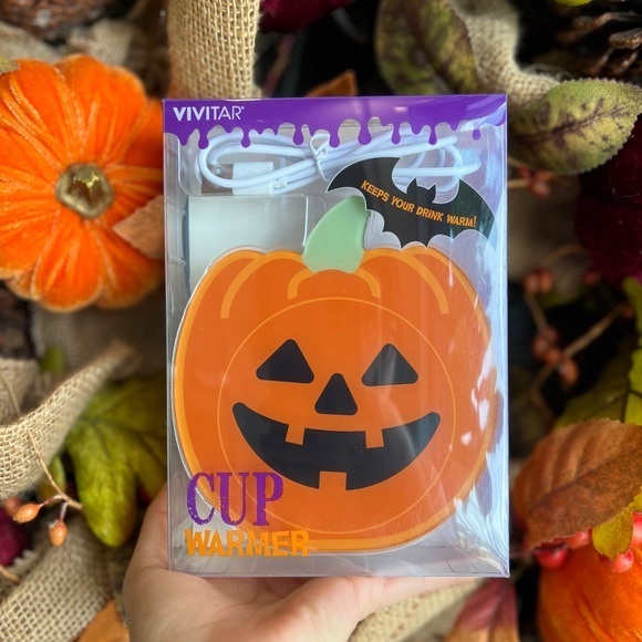 FEW LEFT✨NEW🎃Target Bullseye Playground Halloween Pumpkin Cup Warmer🍂 - Picture 3 of 5